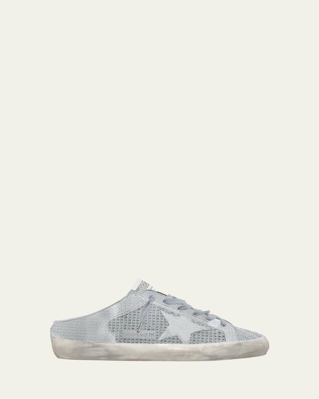 Sabot Embroidered Cotton Slide Sneakers
